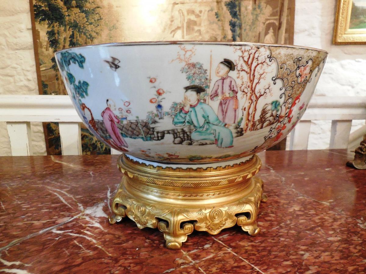 Grande Jatte XVIIIth Porcelain Company From India-photo-3