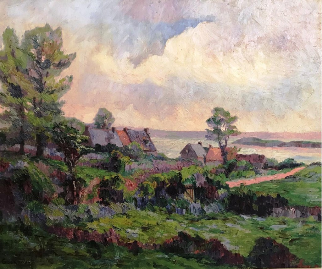 Marius Gourdault (1859 / 1935)  l'anse De Poulgin 