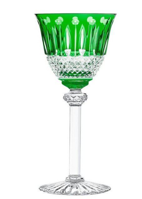 Six Grands Verres &agrave; Vin Du Rhin Dit &laquo; Roemer &raquo; En Cristal De La Maison Saint Louis Mod&egrave;le Tommy-photo-2