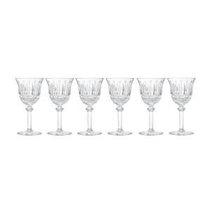 6 Verres &agrave; Vin En Cristal De La Maison Saint Louis Mod&egrave;le Tommy  