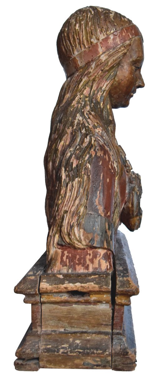 Renaissance Reliquary Bust, Picardy Or Champagne-photo-1