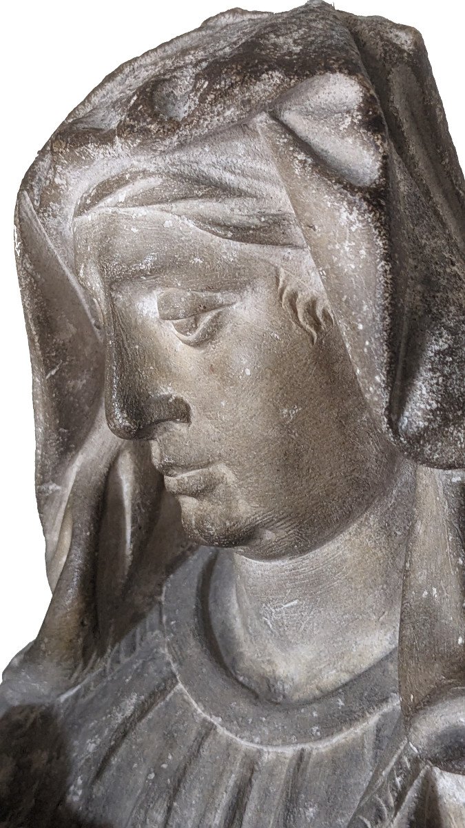 Limestone Pieta, Toulouse School Of The 16th Century-photo-1