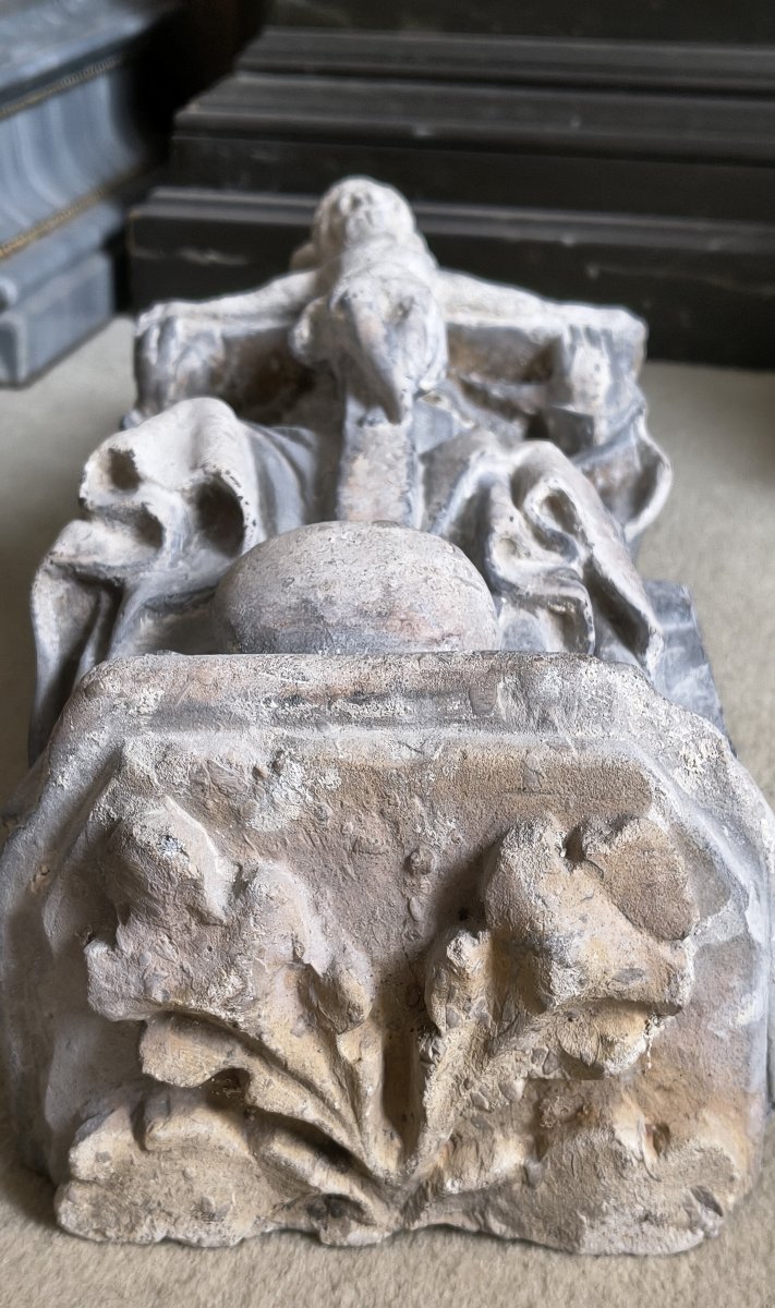 Throne Of Grace Or Trinity In Limestone Circa 1500-photo-1