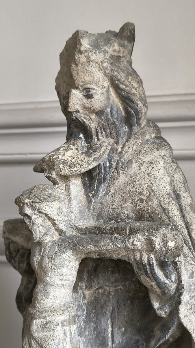 Throne Of Grace Or Trinity In Limestone Circa 1500-photo-3