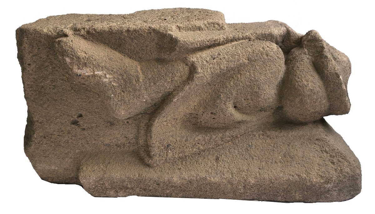 Capital Decorated With A Knight In Armor, 15th Century-photo-2