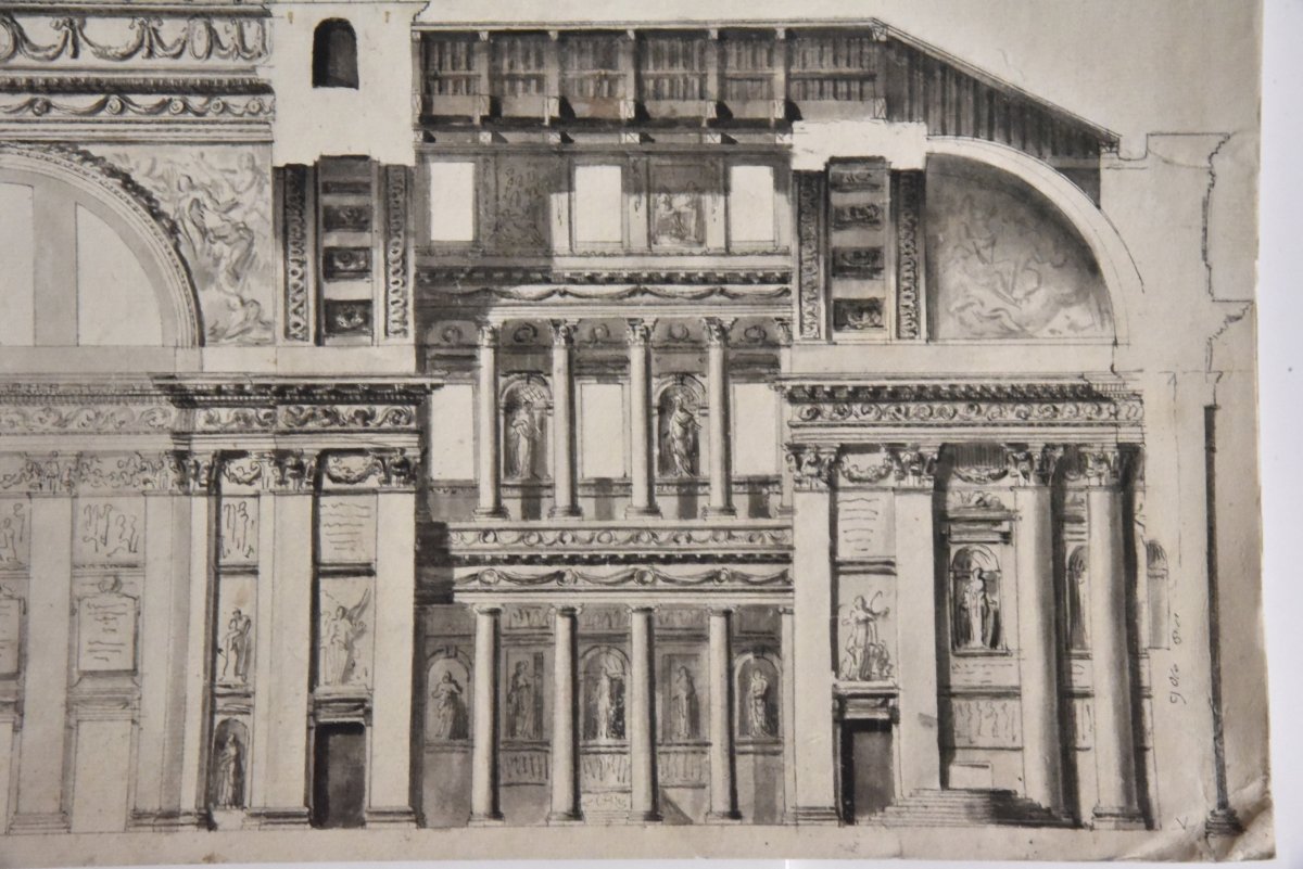 Grand projet de basilique vers 1750-1770-photo-2