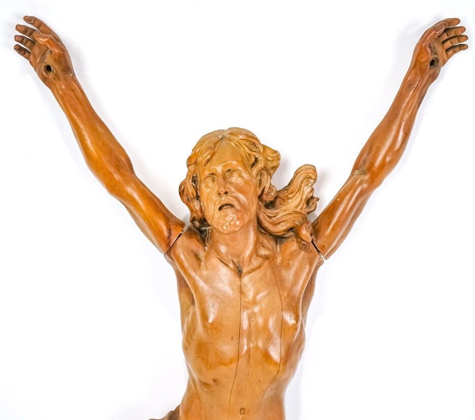 18th Century Flemish Carved Boxwood Christ-photo-4