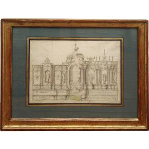 Projet de décor religieux vers 1730-40