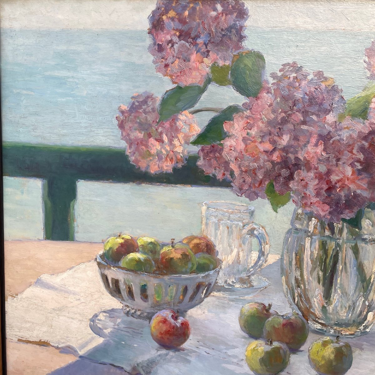 Hydrangeas, Sun Effect At The Seaside, Brittany Or Normandy, Jeanne Lauvernay-petitjean-photo-1