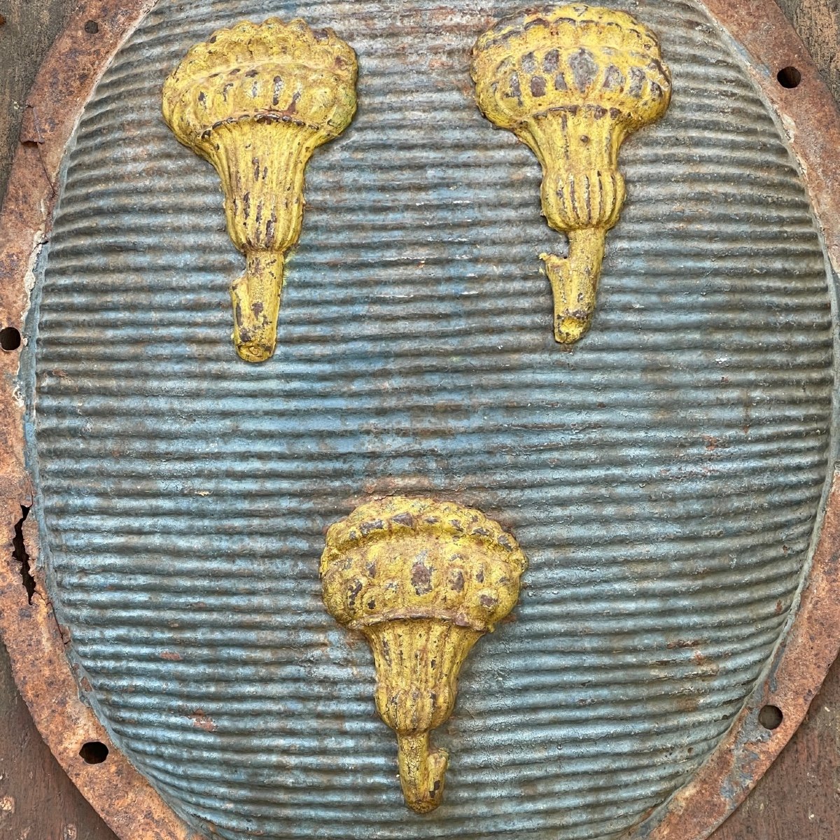 17th Century Portal Coat Of Arms-photo-2