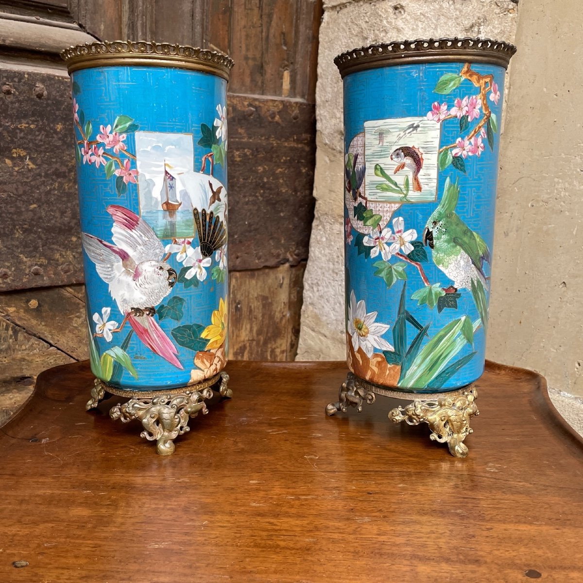 Paire De Vases Napoléon III