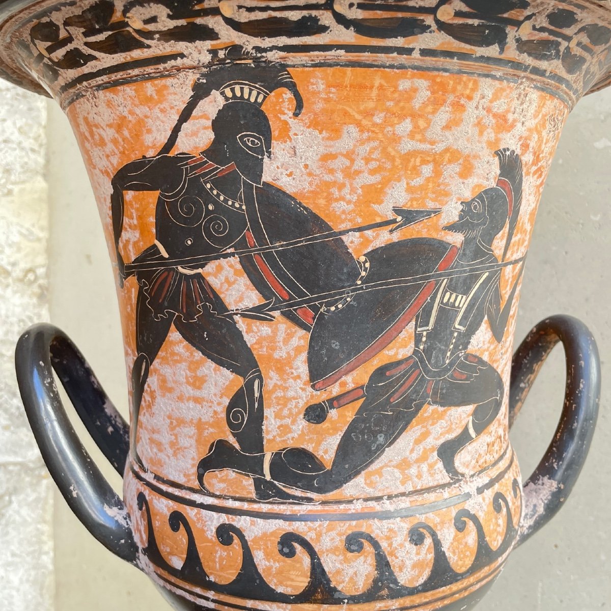 Grand Vase Cratère Grec -photo-1