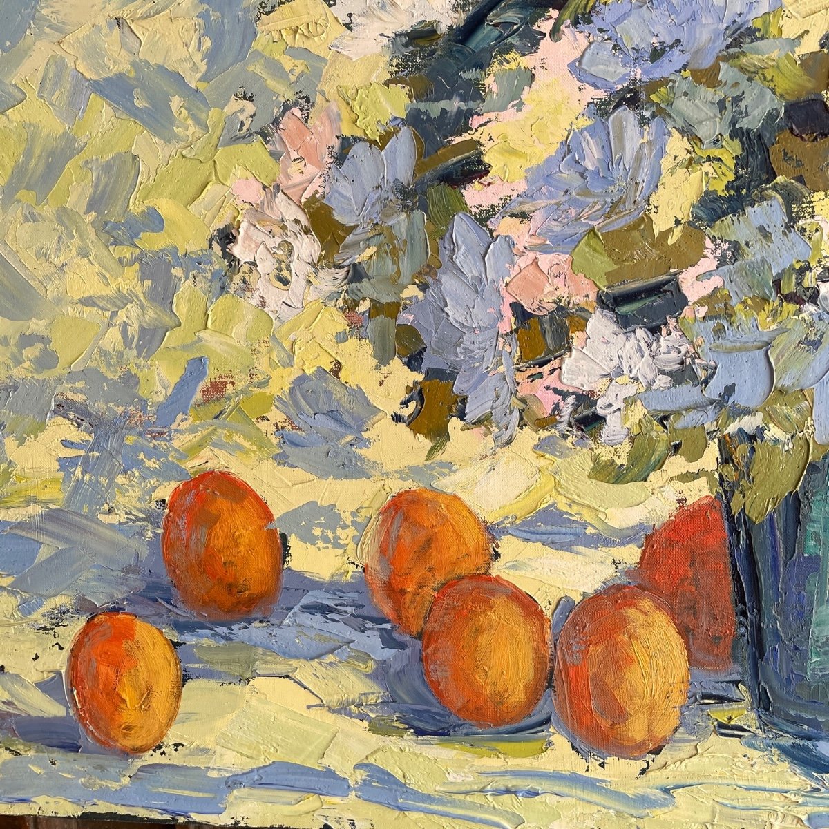 Hst Bouquet De Fleurs Aux Oranges-photo-2