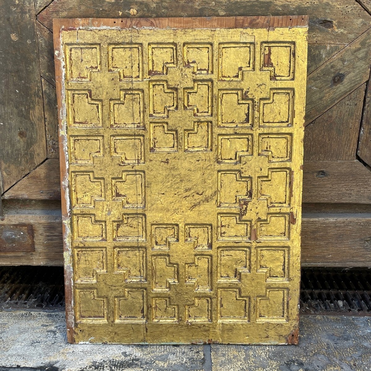 17th Century Golden Wood Panel (n°1)