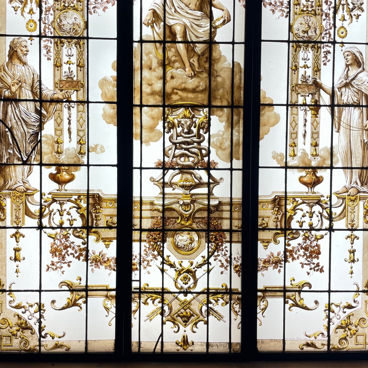 Vitraux à L’apollon  (199 X 152 Cm)-photo-3