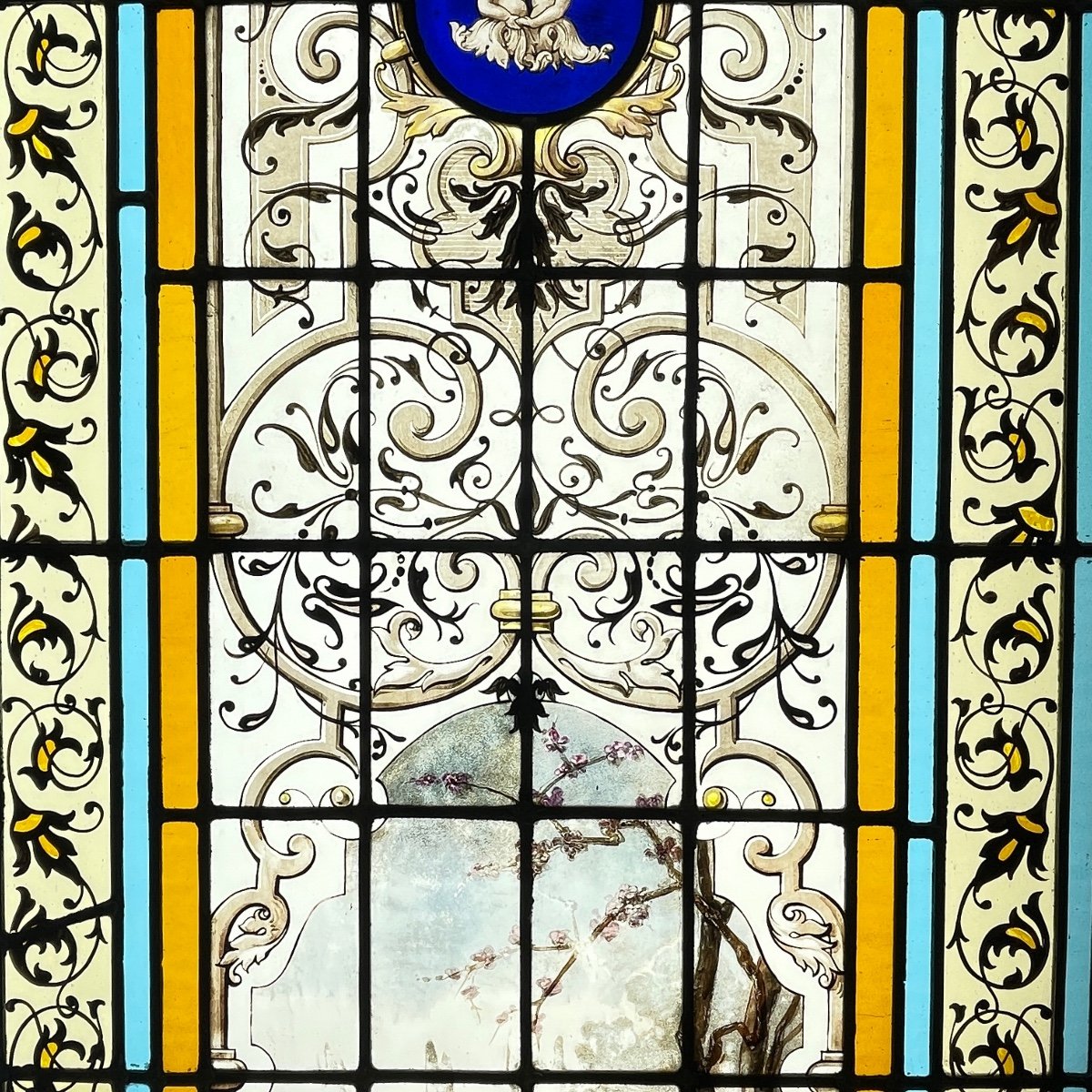 Vitrail Vitraux Aux Enfants  (224 X 71 Cm)-photo-1