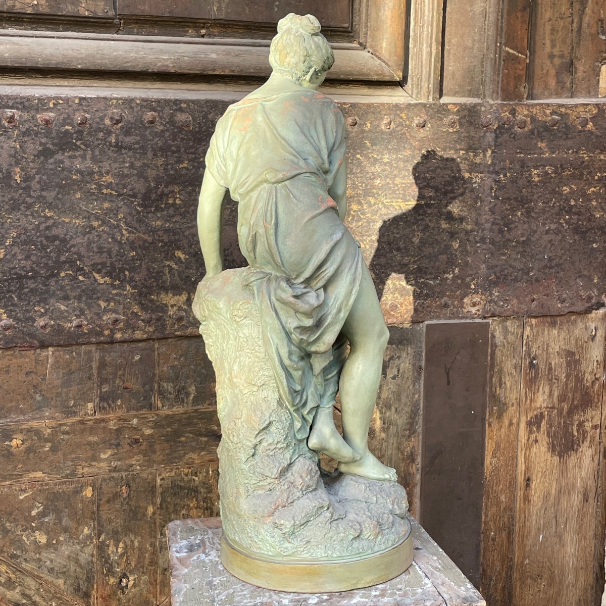 Terracotta Sculpture At The Source J.leguluche-photo-1