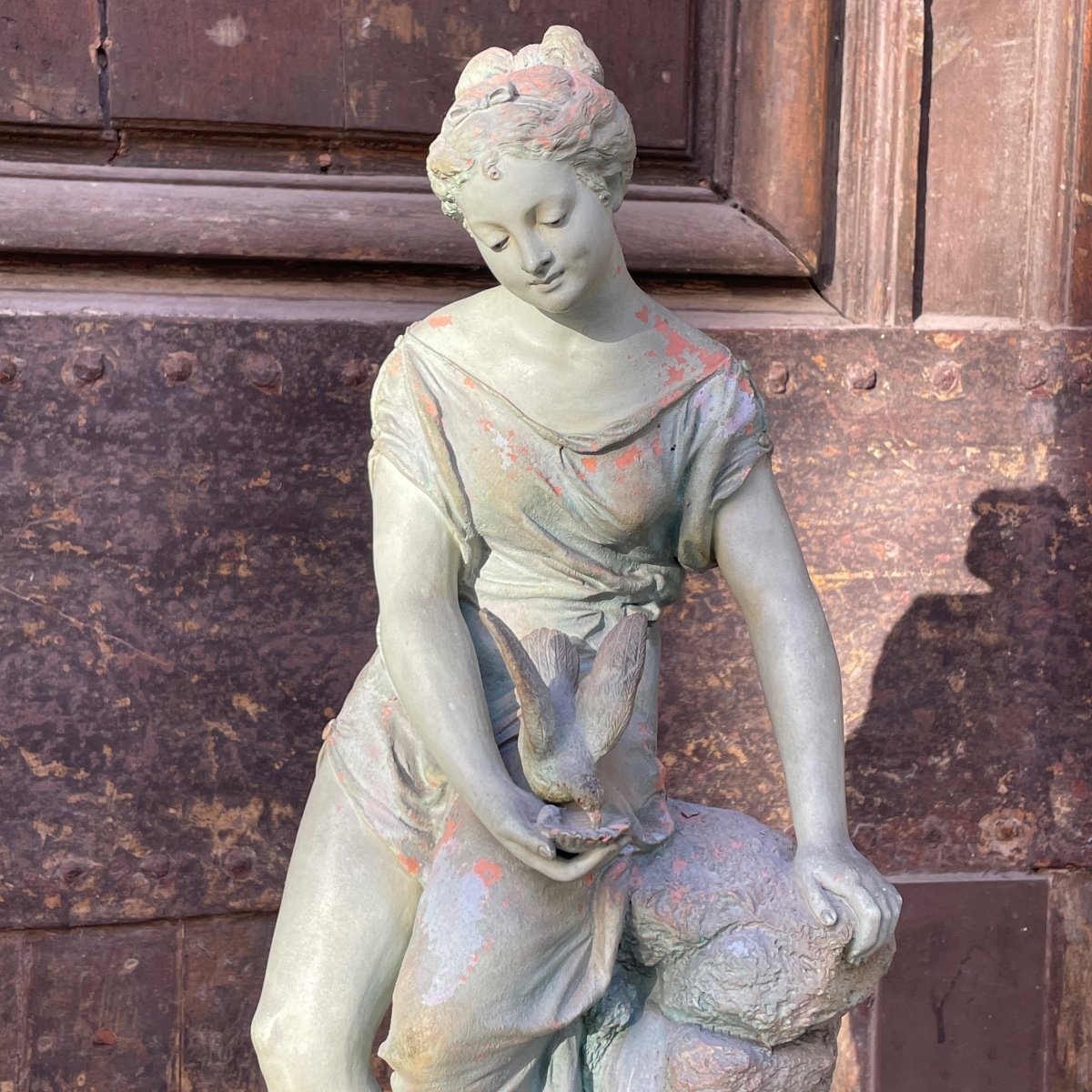Terracotta Sculpture At The Source J.leguluche-photo-5