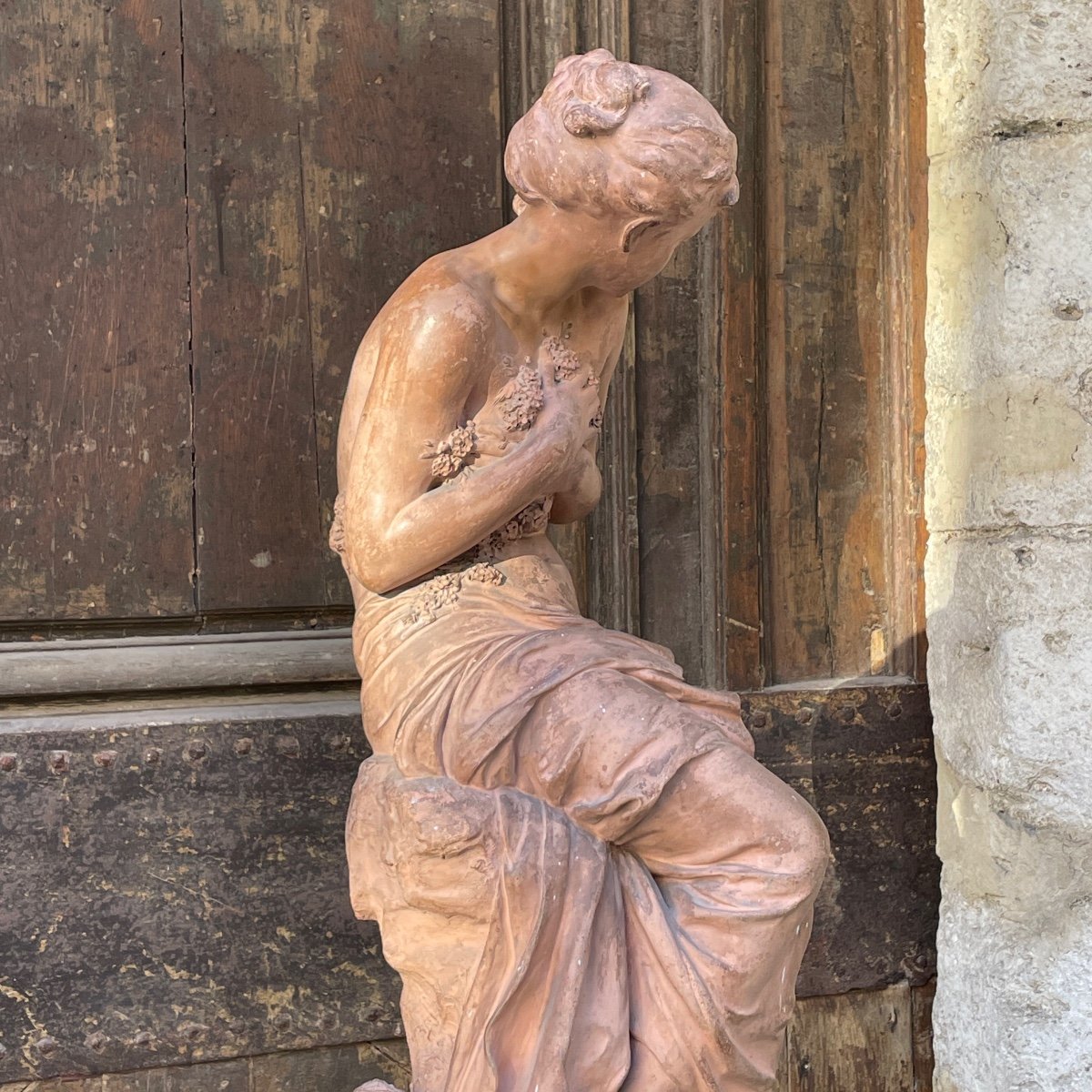 Terre Cuite De Mathurin Moreau La Baigneuse -photo-2