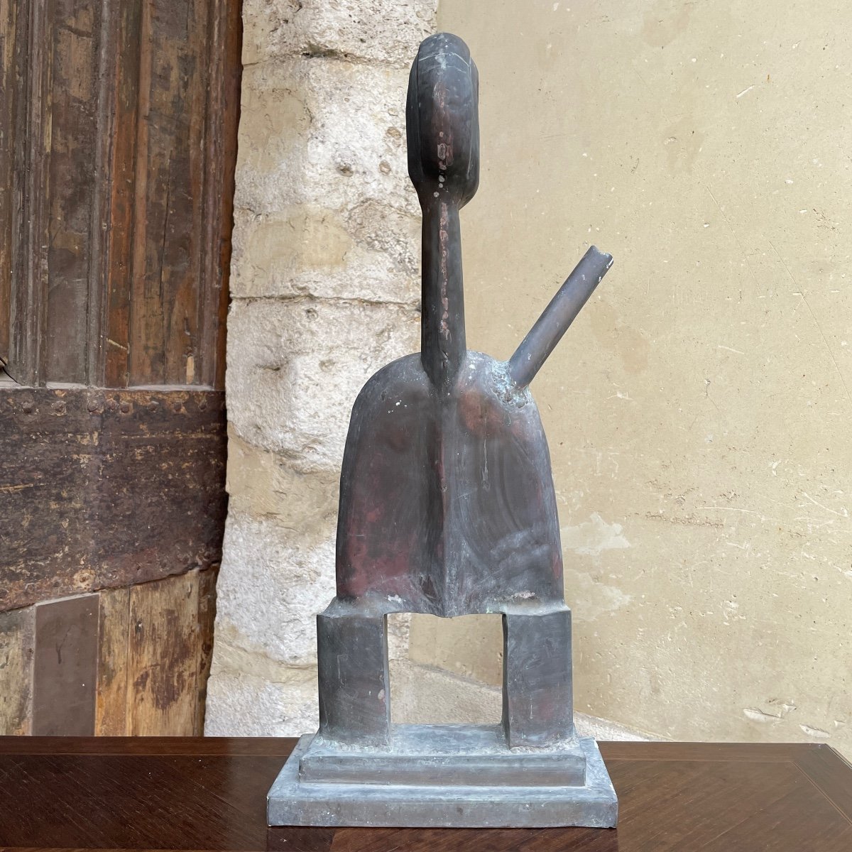 Szendy Brass Sculpture (1903-1972)-photo-3