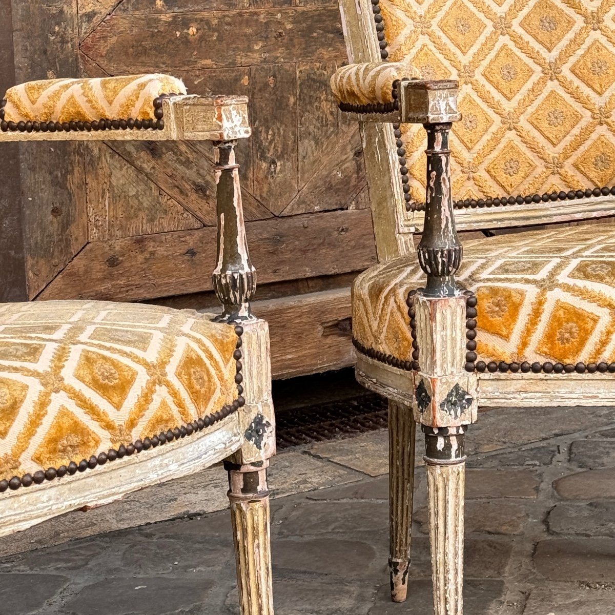 Pair Of Directoire Armchairs-photo-2