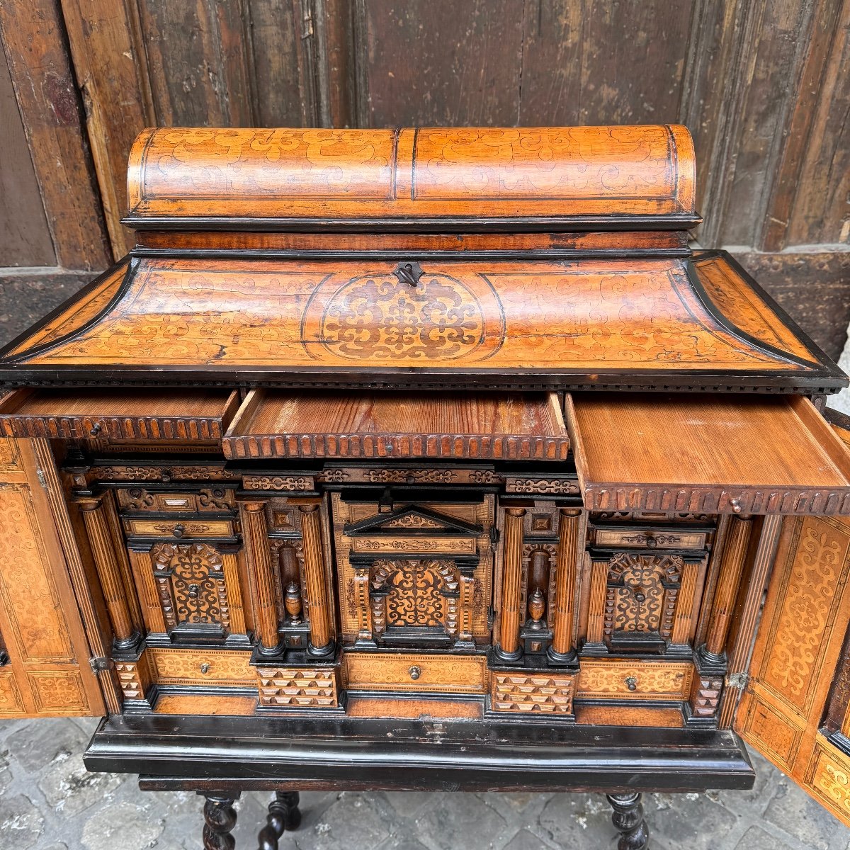 Cabinet Augsbourg XVIIe-photo-4