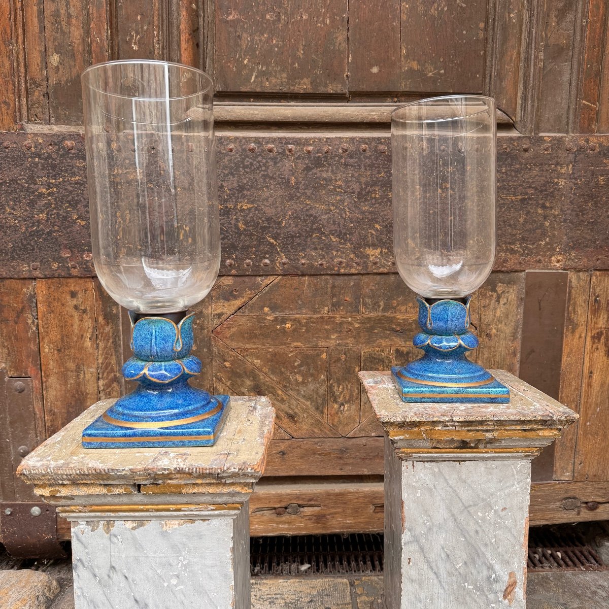 Pair Of Candle Jars By Christian Dior Paris