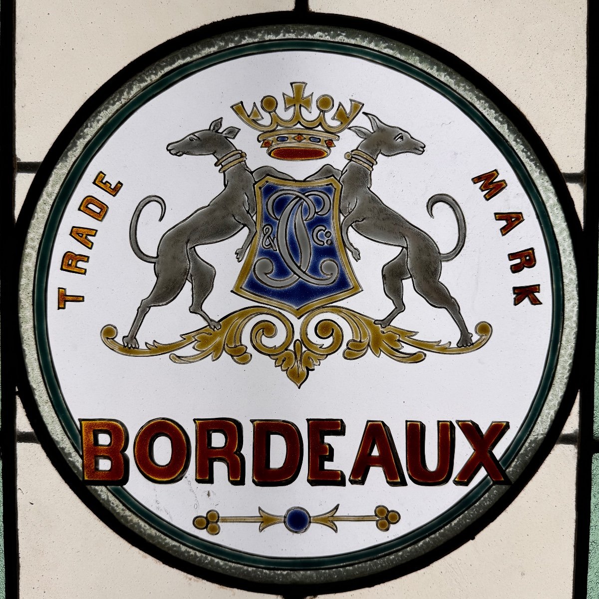 Vitrail Vitraux Bordeaux  (131 X 65,5 Cm)-photo-4