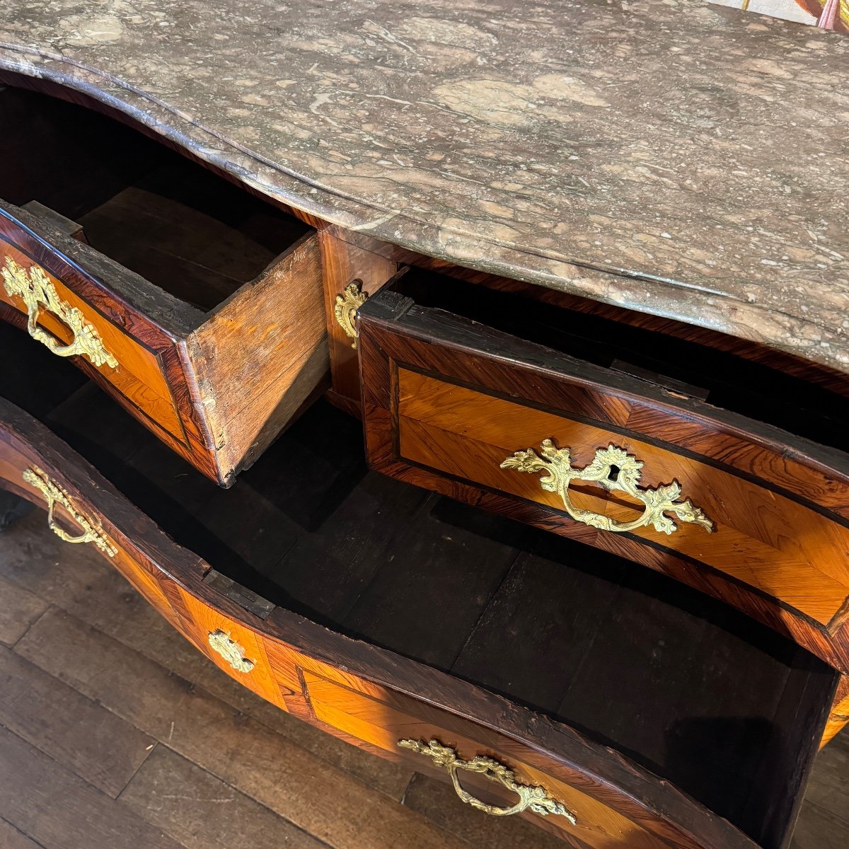 Commode Sauteuse Régence ( L110cm)-photo-1