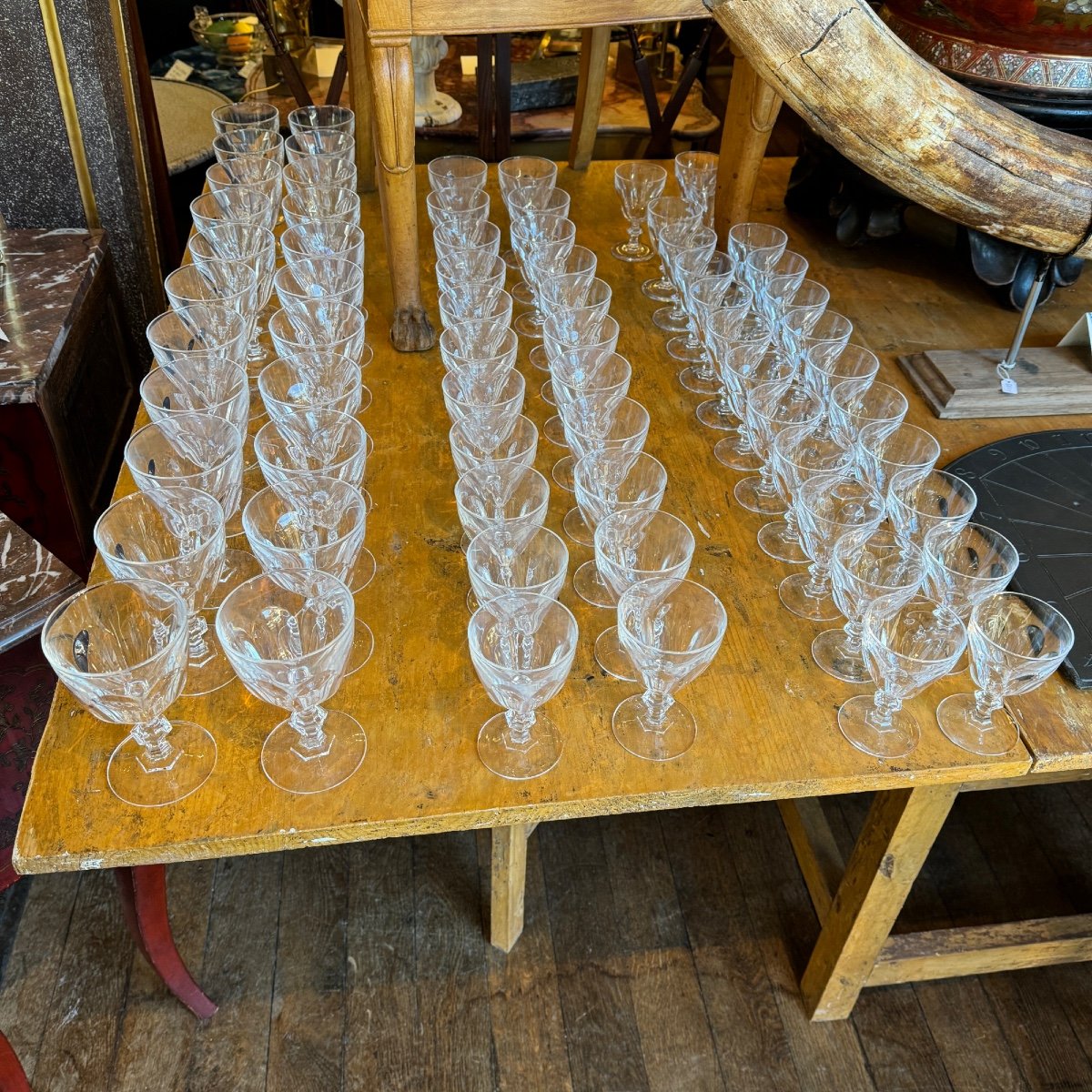 Val Saint Lambert Crystal Glasses-photo-3