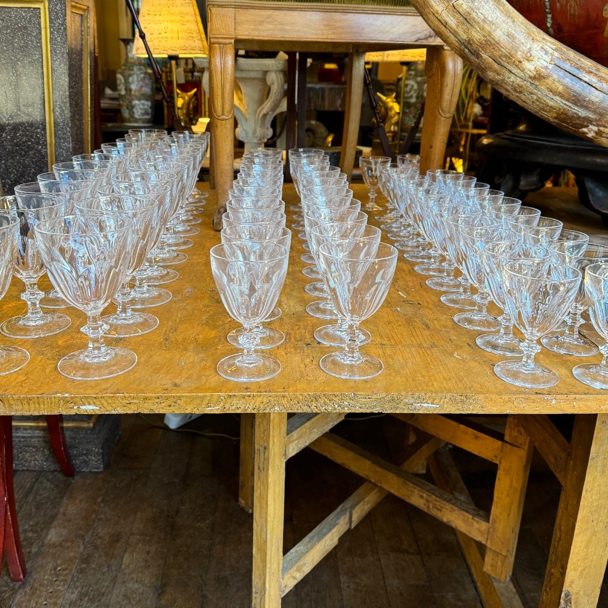 Val Saint Lambert Crystal Glasses-photo-4