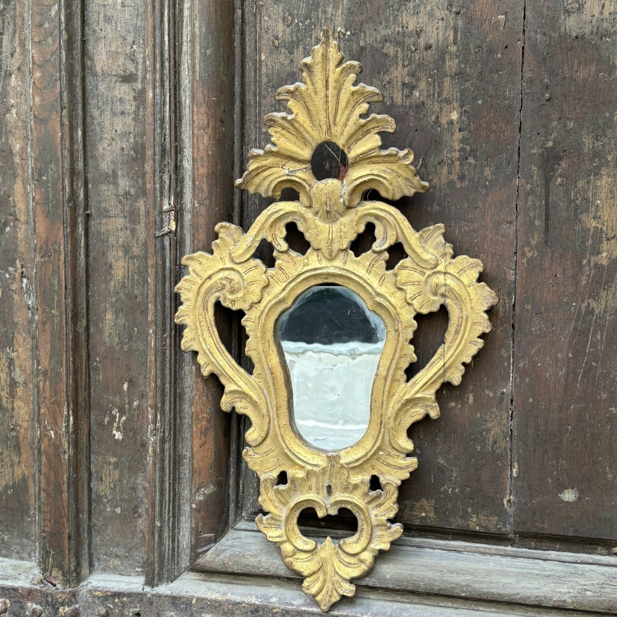 Gilded Wood Wall Mirror