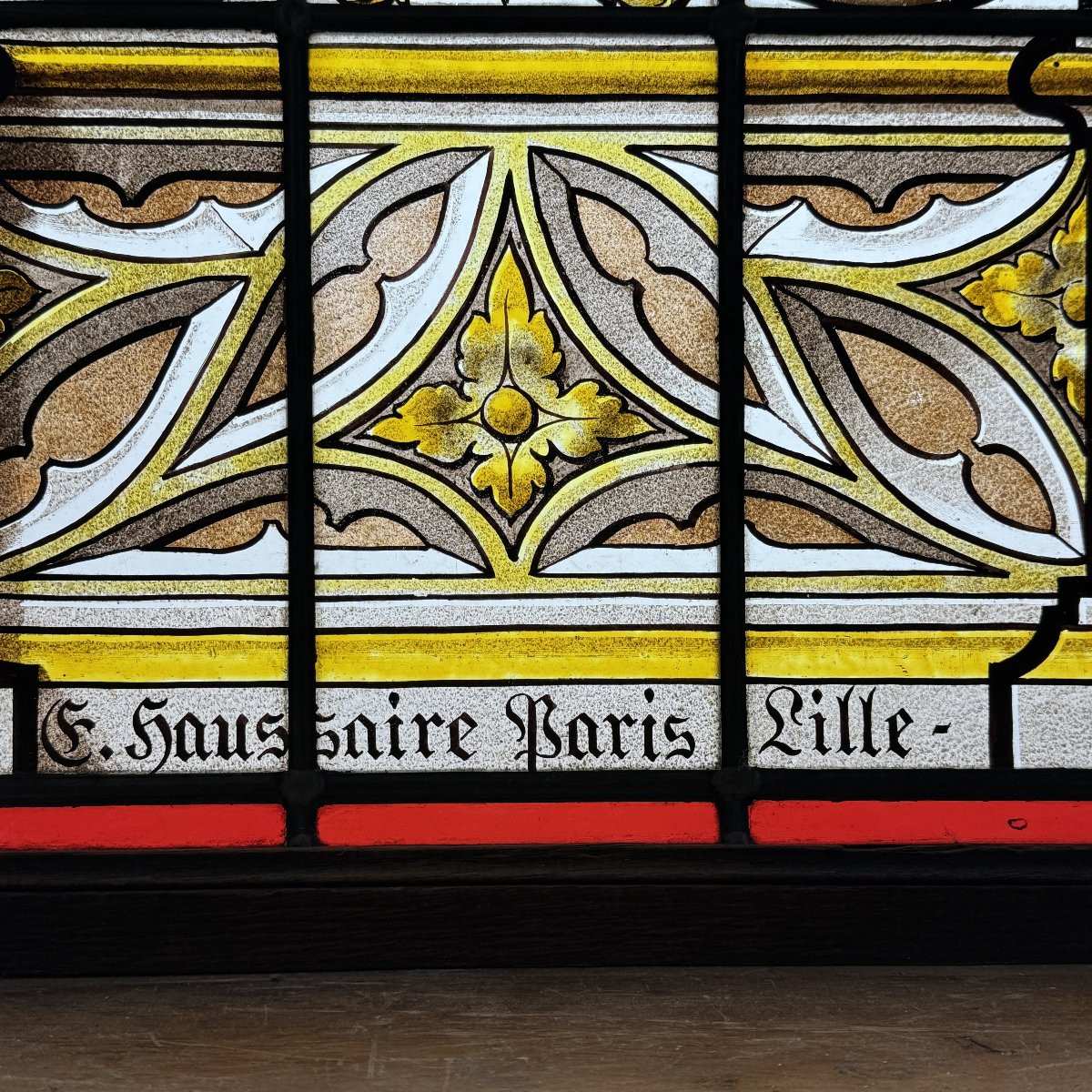 Stained Glass Window Neo-gothic Style Cabaret Scenes (246 X 210 Cm)-photo-4