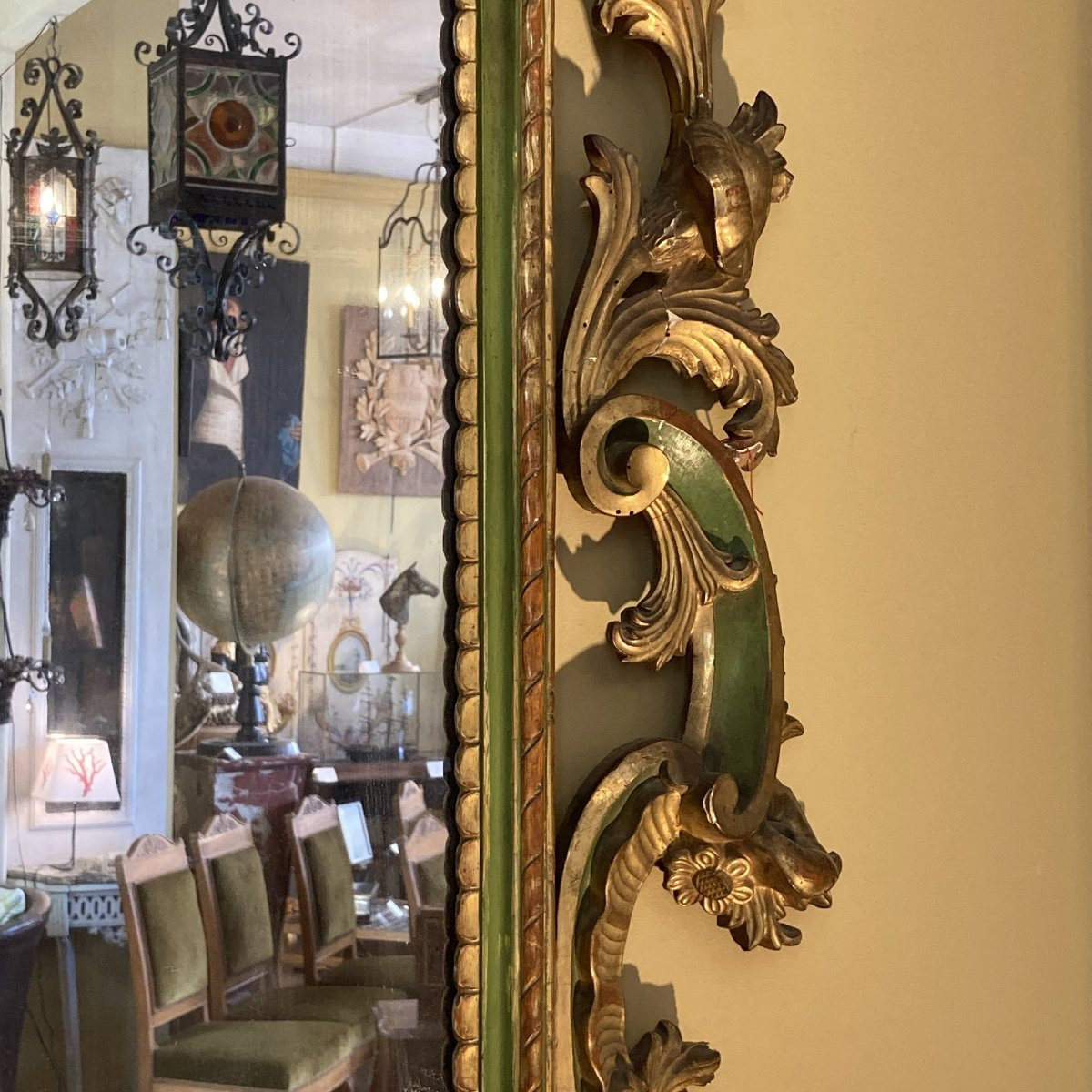 19th Century Italian Mirror-photo-4