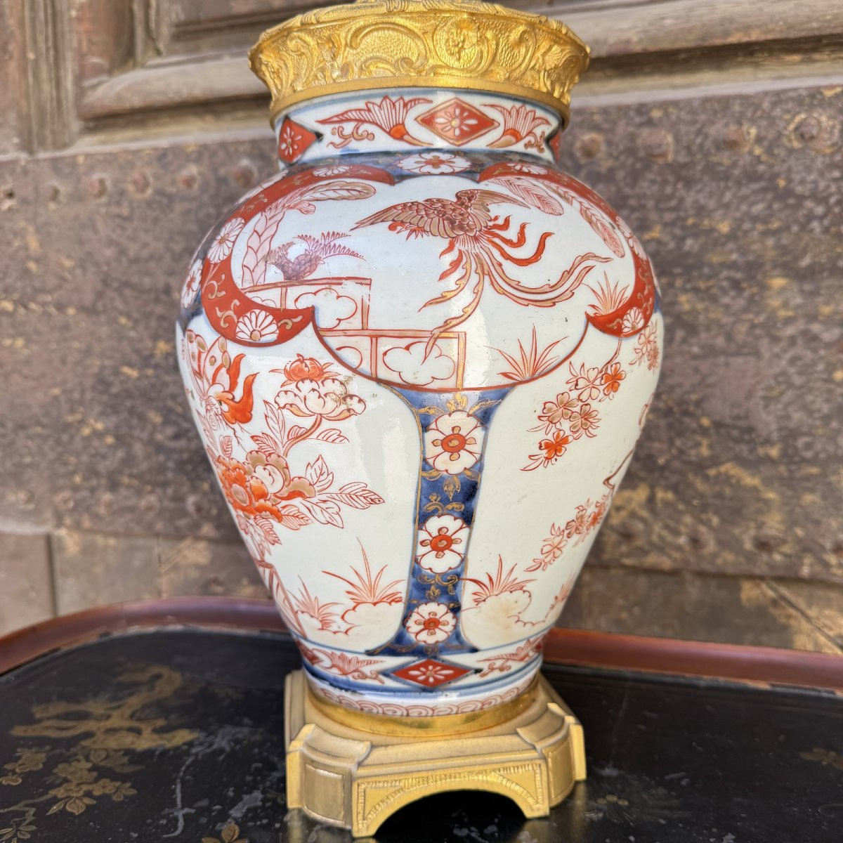 Pied de lampe Imari-photo-4