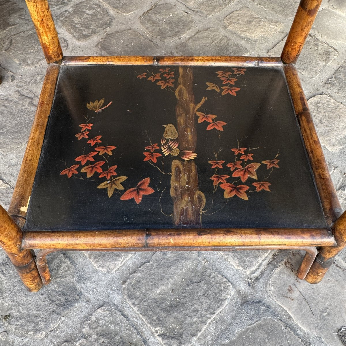 Paire de tables en bambou-photo-1