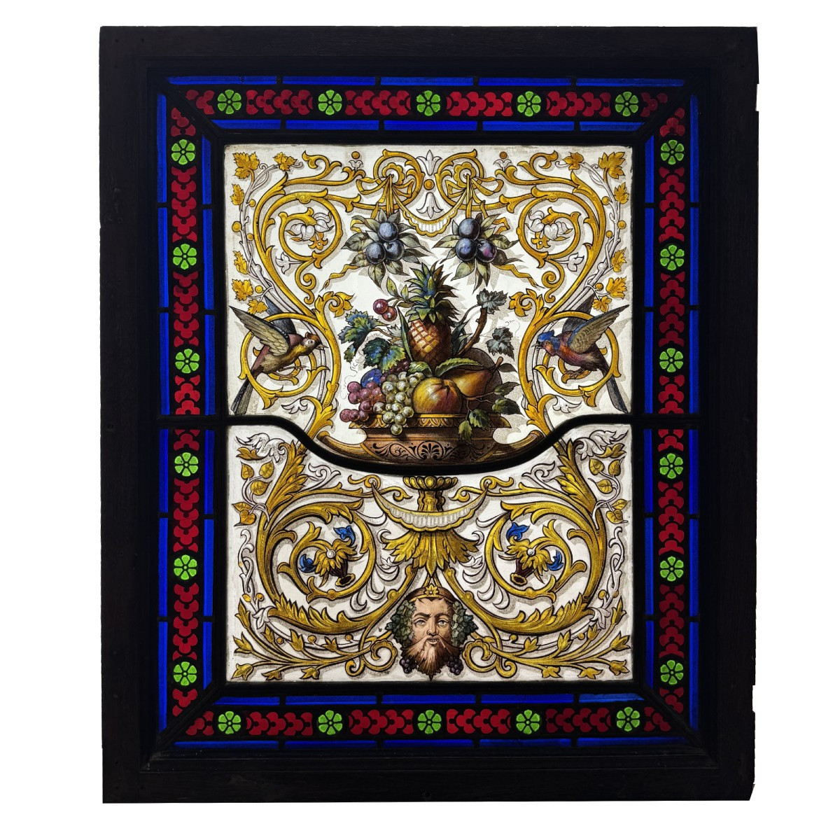 Vitrail “Bacchus”  (H92cm L77cm)