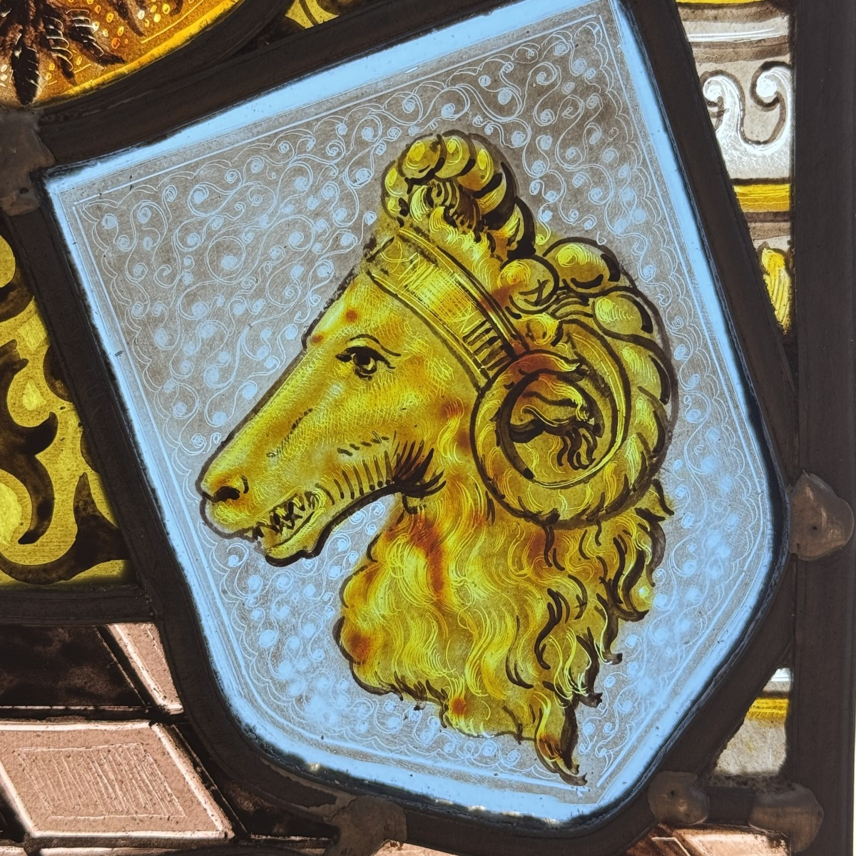Renaissance Stained Glass Windows 1559 (h44cm W30cm)-photo-2