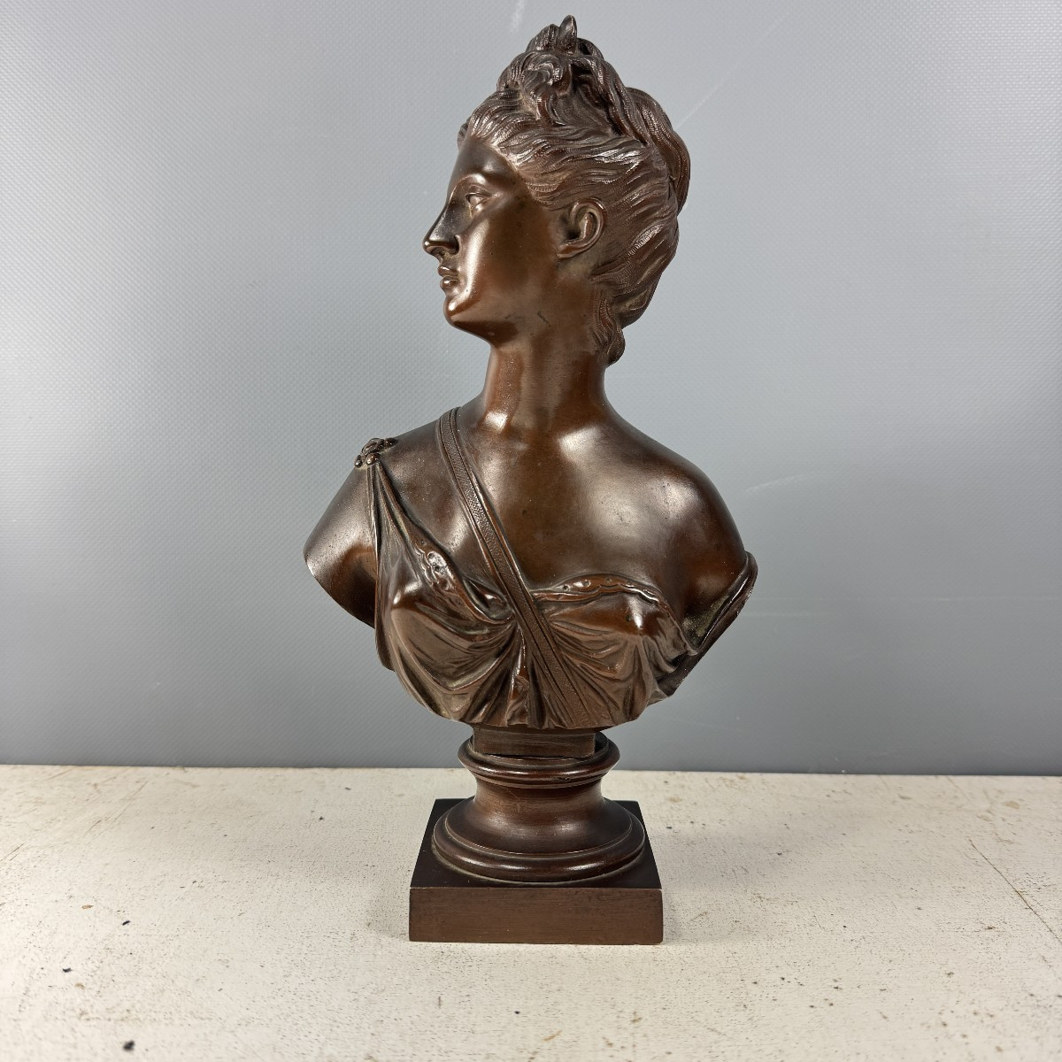 Bonze Diane Chasseresse After Houdon-photo-2