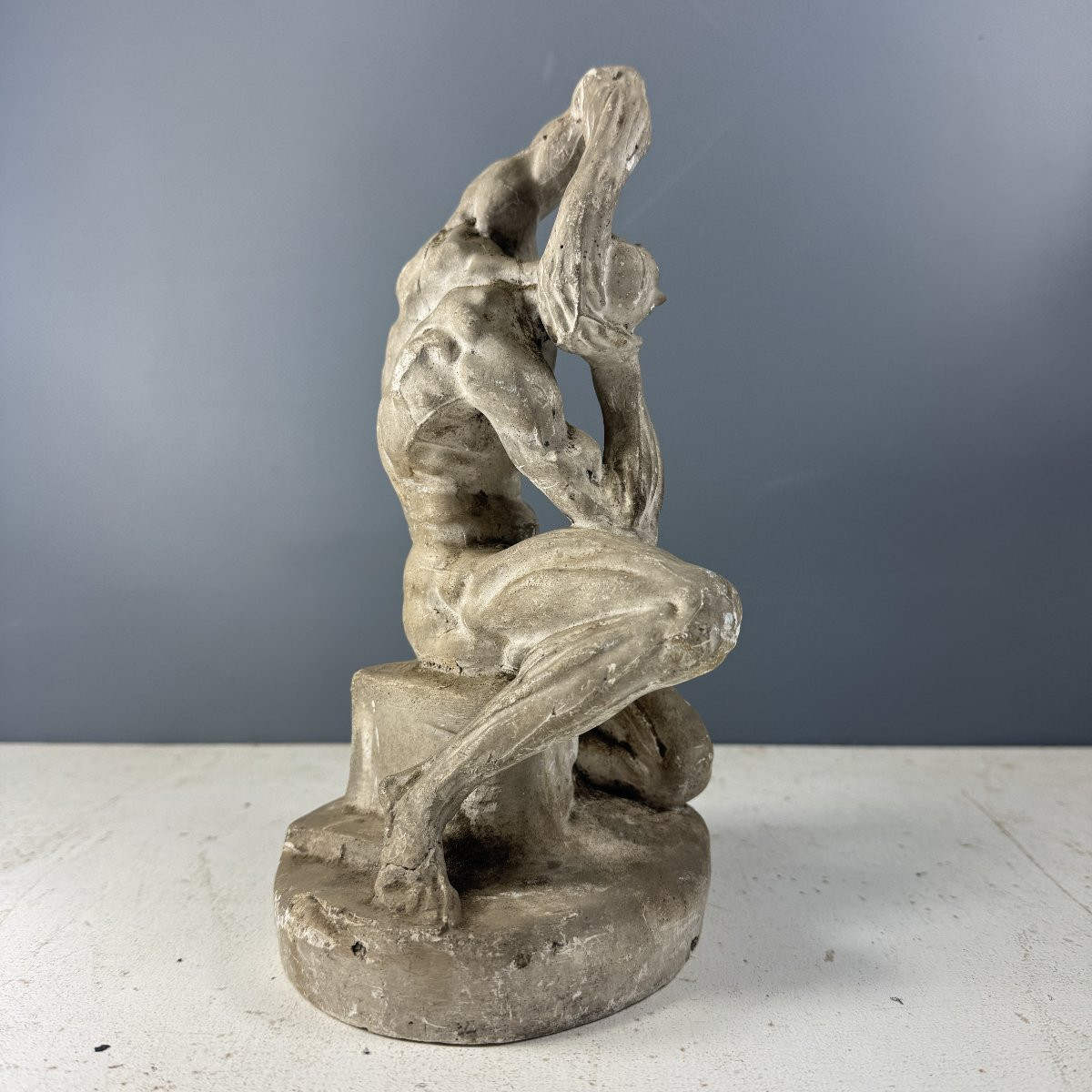 Flayed Figure In Plaster From Michelangelo's Studio, A Model By The Artist.-photo-1