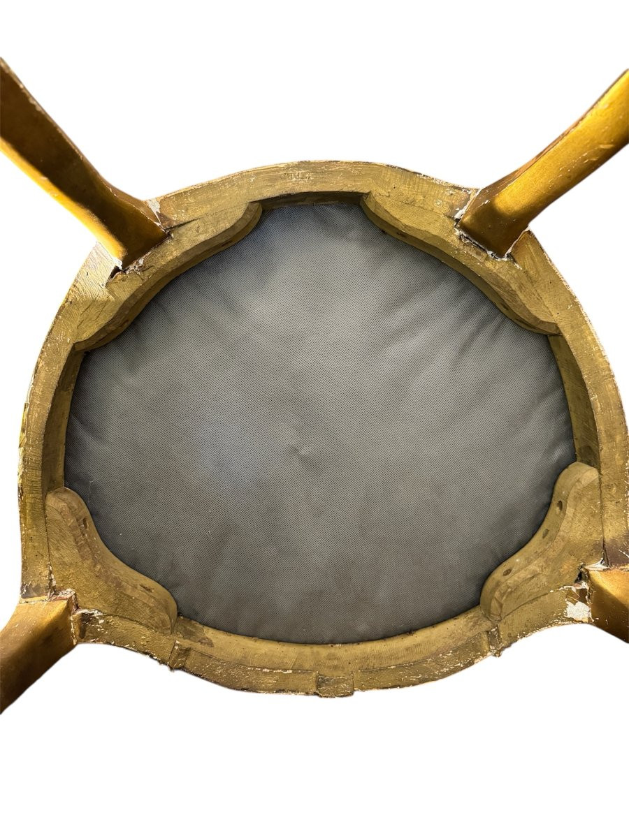 Louis XV Armchair Stamped P. Brizard-photo-4