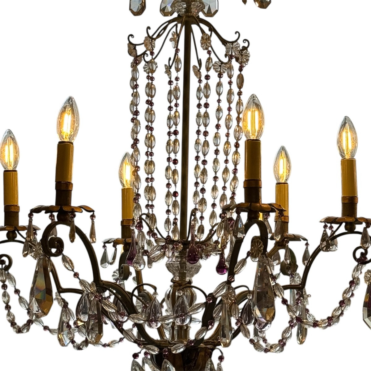 6-arm Chandelier, Height Between 85cm And 120cm-photo-2