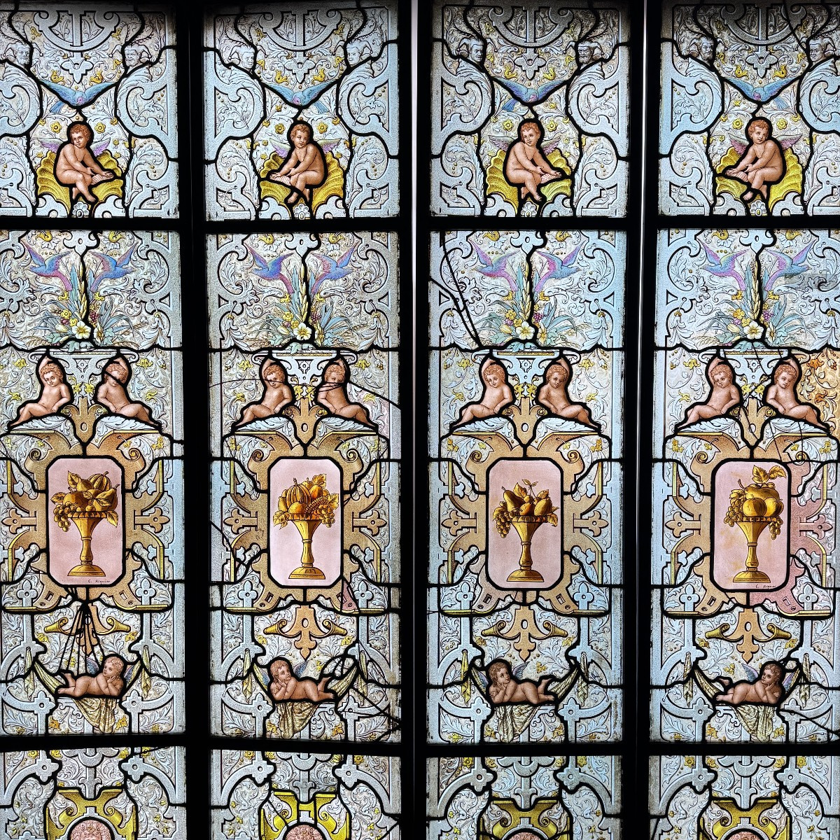 Vitraux aux coupes d’abondance  (H250cm L216cm)-photo-2