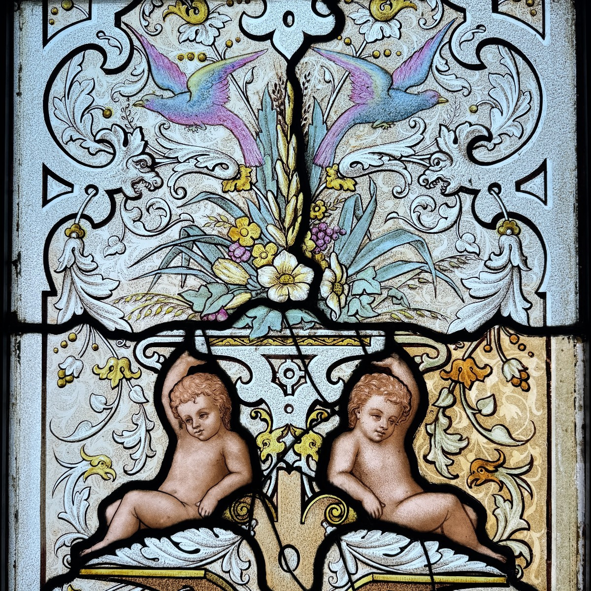 Vitraux aux coupes d’abondance  (H250cm L216cm)-photo-1