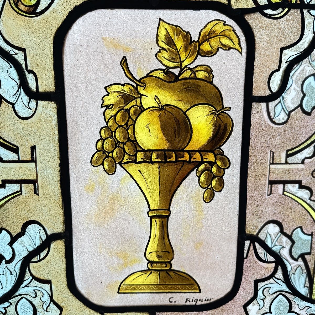 Vitraux aux coupes d’abondance  (H250cm L216cm)-photo-5