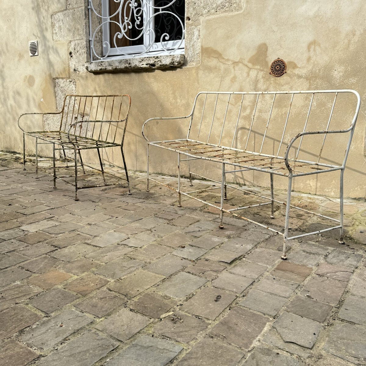 Pair Of Benches 1900-photo-7
