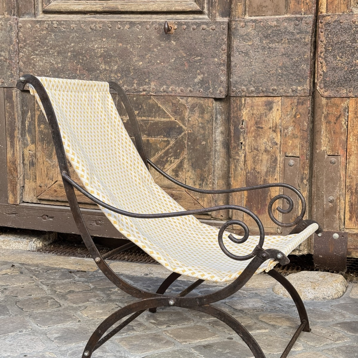 Pair Of Steel Armchairs -photo-1