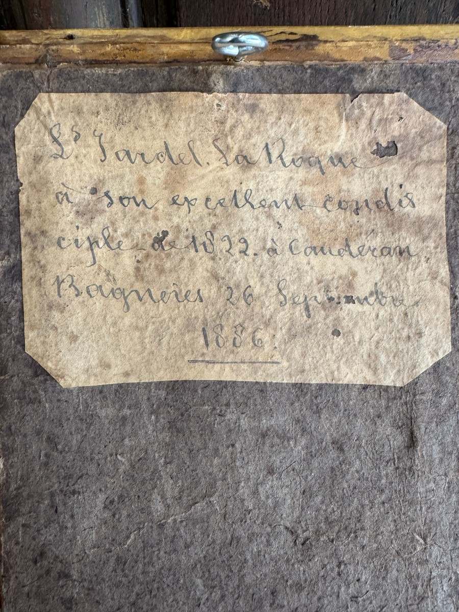 Oil On Copper, Marine Scene In Bordeaux (caudéran)-photo-1