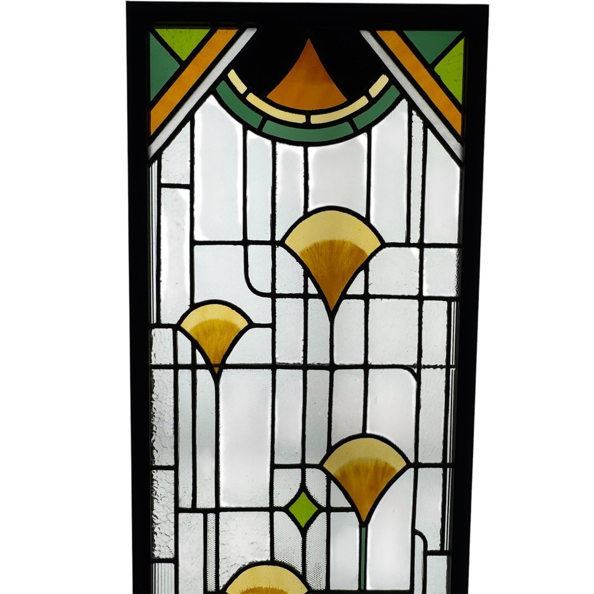 Stained Glass Art Deco Windows (h190 X L54 Cm)-photo-2