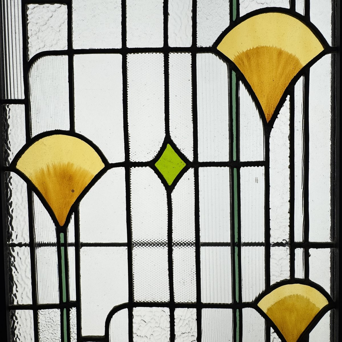 Stained Glass Art Deco Windows (h190 X L54 Cm)-photo-2